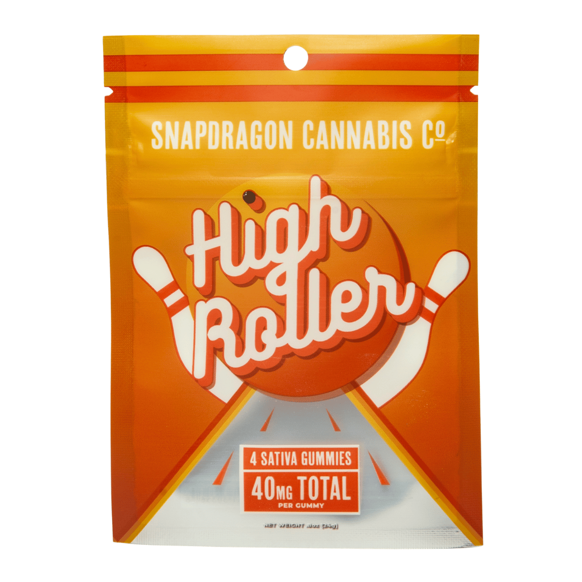 High Rollers Sativa Blend Gummies 40mg