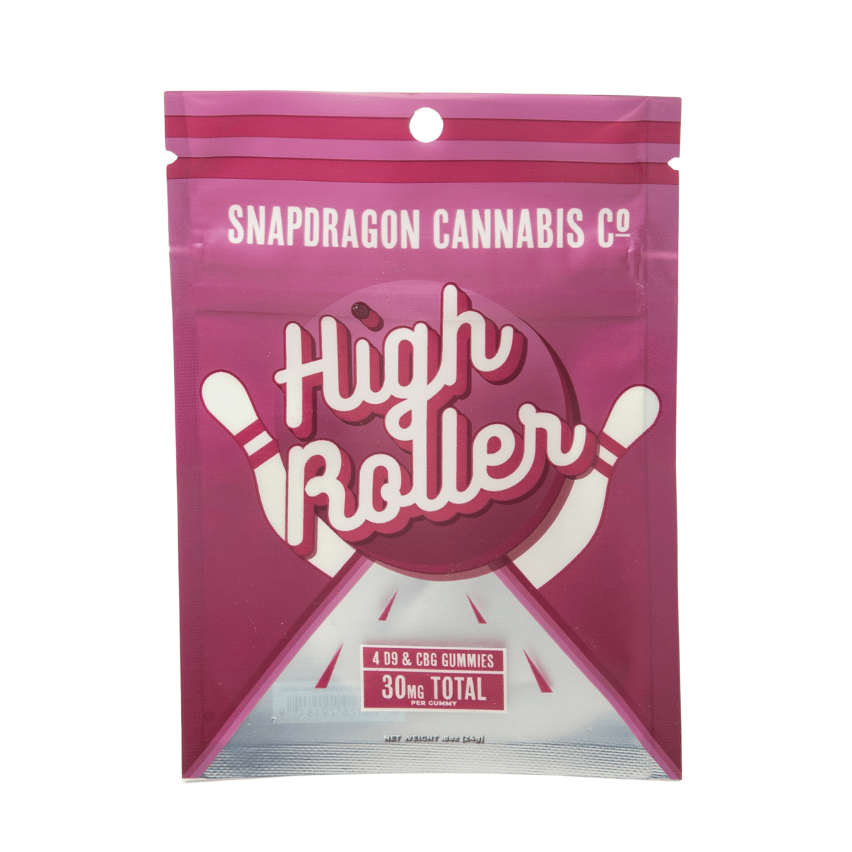 High Rollers THC/CBG Gummies 30mg