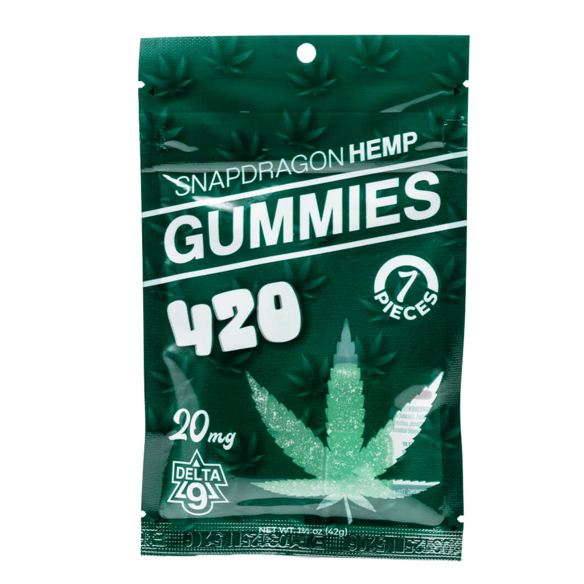 Delta-9 THC Infused “420” 20mg Gummies