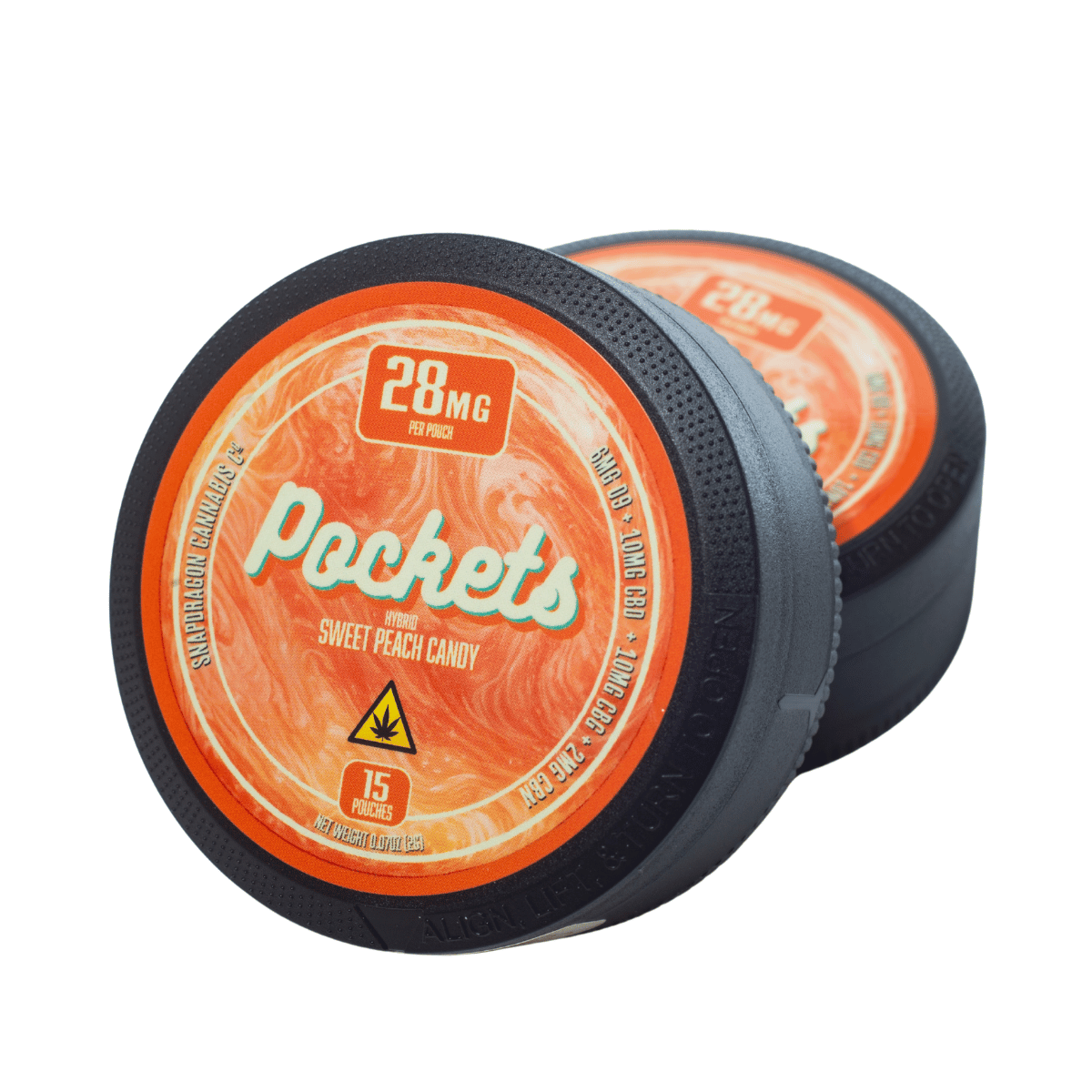 “Pockets” Infused Pouches with Delta-9 THC, CBD, CBG, and CBN