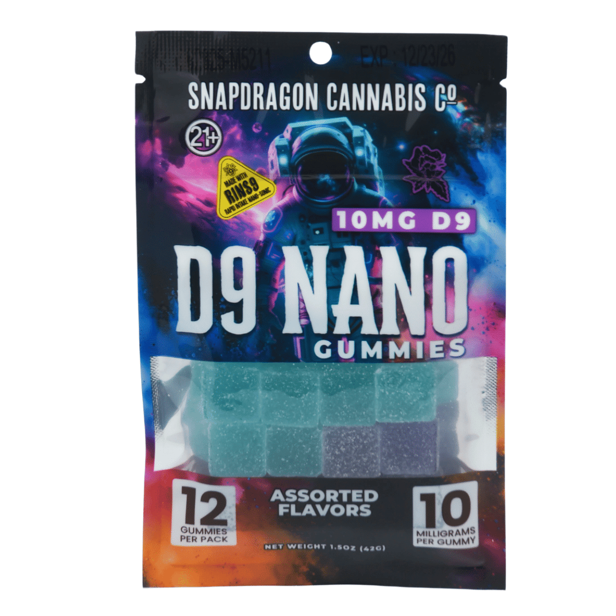 Delta-9 THC RINS9 Nano Gummies