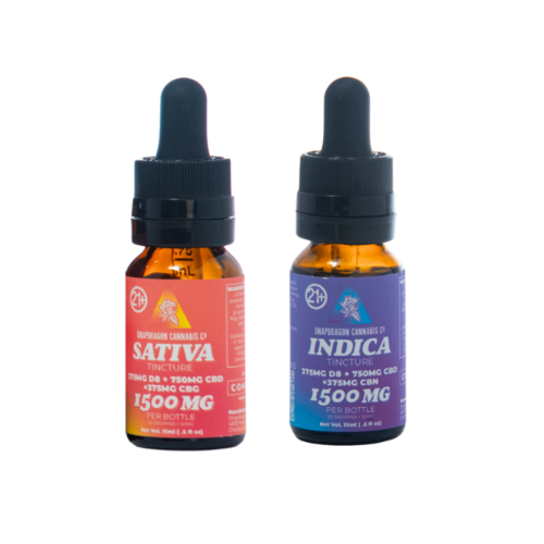 Snapdragon Cannabis Co. Sativa and Indica Tinctures 15ml